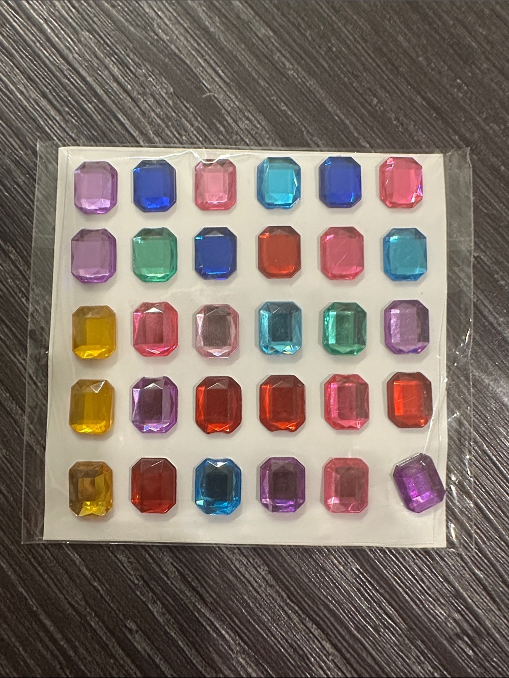 Assorted Multicolor Body/Nail Art Jewel Stickers - Decorative Gems Pack - Picture 7 of 14